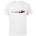 thumbnail image 1 of Disney Racing Mama Family Trip Race Car Vacation Matching - Short Sleeve Cotton T-Shirt for Adults - Customized-White, 1 of 5