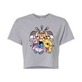 thumbnail image 1 of Disney - Rainbow And Stars - Juniors Cropped Cotton Blend T-Shirt, 1 of 4