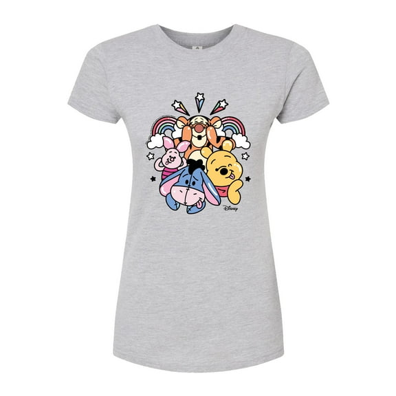 Disney - Rainbow And Stars - Juniors Fitted Graphic T-Shirt