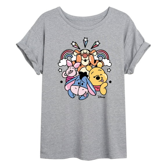 Disney - Rainbow And Stars - Women's Oversized T-Shirt