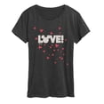thumbnail image 1 of Disney - Rainbow Love Women's Short Sleeve Graphic T-Shirt, 1 of 4
