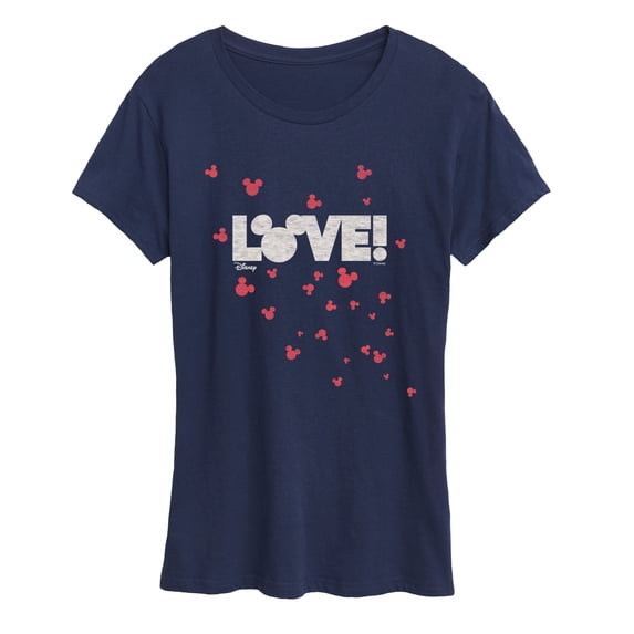 Disney - Rainbow Love Women's Short Sleeve Graphic T-Shirt