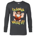 thumbnail image 1 of Disney Ralph Breaks the Internet I'm Gonna Wreck It T-Shirt - Long Sleeve T-Shirt for Men - Customized-Charcoal Heather, 1 of 5