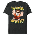 thumbnail image 1 of Disney Ralph Breaks the Internet I'm Gonna Wreck It T-Shirt- Short Sleeve Blended T-Shirt for Adults - Customized-Dark Heather, 1 of 5