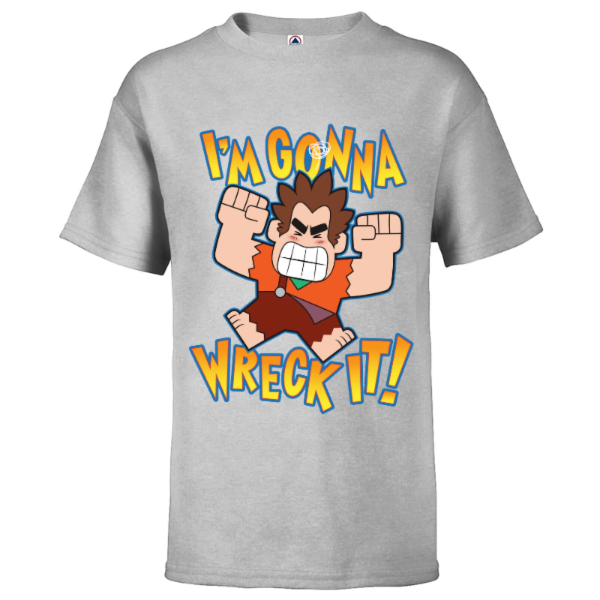 Gonna T-Shirt -Shirt Kids It Breaks Short T for I\'m Disney the Ralph - Sleeve Customized-Red - Wreck Internet