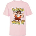 thumbnail image 1 of Disney Ralph Breaks the Internet I'm Gonna Wreck It T-Shirt - Short Sleeve T-Shirt for Kids - Customized-Soft Pink, 1 of 5