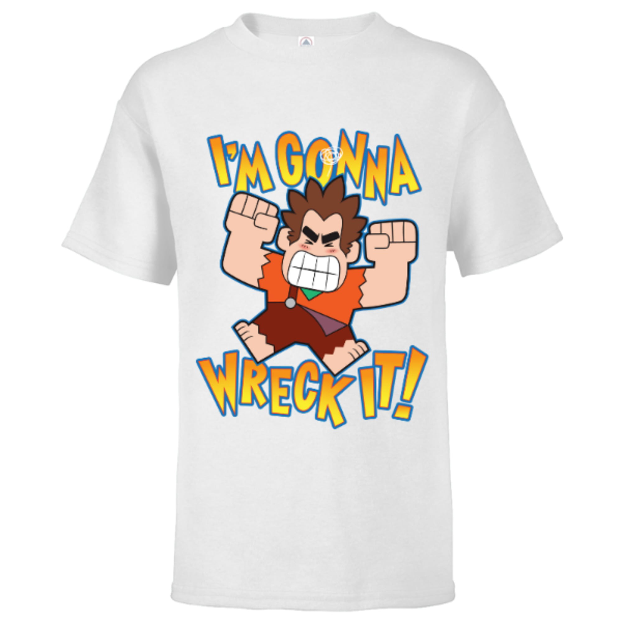 -Shirt Internet Disney Kids T-Shirt Sleeve It Ralph for the Customized-Red Short I\'m Gonna Breaks - - T Wreck