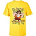 thumbnail image 1 of Disney Ralph Breaks the Internet I'm Gonna Wreck It T-Shirt - Short Sleeve T-Shirt for Kids - Customized-Yellow, 1 of 5