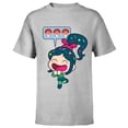 thumbnail image 1 of Disney Ralph Breaks the Internet Laughing Vanellope T-Shirt - Short Sleeve T-Shirt for Kids - Customized-Athletic Heather, 1 of 5