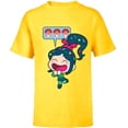 thumbnail image 1 of Disney Ralph Breaks the Internet Laughing Vanellope T-Shirt - Short Sleeve T-Shirt for Kids - Customized-Yellow, 1 of 5