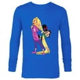 thumbnail image 1 of Disney Ralph Breaks the Internet Rapunzel Vanellope T-Shirt - Long Sleeve T-Shirt for Men - Customized-Royal, 1 of 5