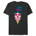 thumbnail image 1 of Disney Ralph Breaks the Internet Vanellope Ice Cream T-Shirt- Short Sleeve Blended T-Shirt for Adults - Customized-Dark Heather, 1 of 5