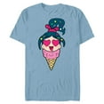 thumbnail image 1 of Disney Ralph Breaks the Internet Vanellope Ice Cream T-Shirt- Short Sleeve Blended T-Shirt for Adults - Customized-Ocean Blue, 1 of 5