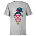 thumbnail image 1 of Disney Ralph Breaks the Internet Vanellope Ice Cream T-Shirt - Short Sleeve T-Shirt for Kids - Customized-Athletic Heather, 1 of 5