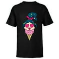 thumbnail image 1 of Disney Ralph Breaks the Internet Vanellope Ice Cream T-Shirt - Short Sleeve T-Shirt for Kids - Customized-Black, 1 of 5