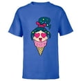 thumbnail image 1 of Disney Ralph Breaks the Internet Vanellope Ice Cream T-Shirt - Short Sleeve T-Shirt for Kids - Customized-Royal, 1 of 5