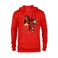 thumbnail image 1 of Disney Ralph Breaks the Internet Vanellope and Moana T-Shirt - Pullover Hoodie for Adults - Customized-Red Heather, 1 of 5
