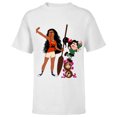 thumbnail image 1 of Disney Ralph Breaks the Internet Vanellope and Moana T-Shirt - Short Sleeve T-Shirt for Kids - Customized-White, 1 of 5