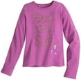 thumbnail image 1 of Disney Rapunzel Long Sleeve Tee for Girls Pink Size 5/6, 1 of 1