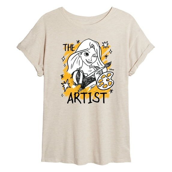 Disney - Rapunzel The Artist - Women's Oversized T-Shirt