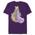 thumbnail image 1 of Disney Rapunzel Watercolor T-Shirt- Short Sleeve Blended T-Shirt for Adults - Customized-Berry Snow Heather, 1 of 5