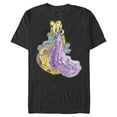thumbnail image 1 of Disney Rapunzel Watercolor T-Shirt- Short Sleeve Blended T-Shirt for Adults - Customized-Graphite Snow Heather, 1 of 5
