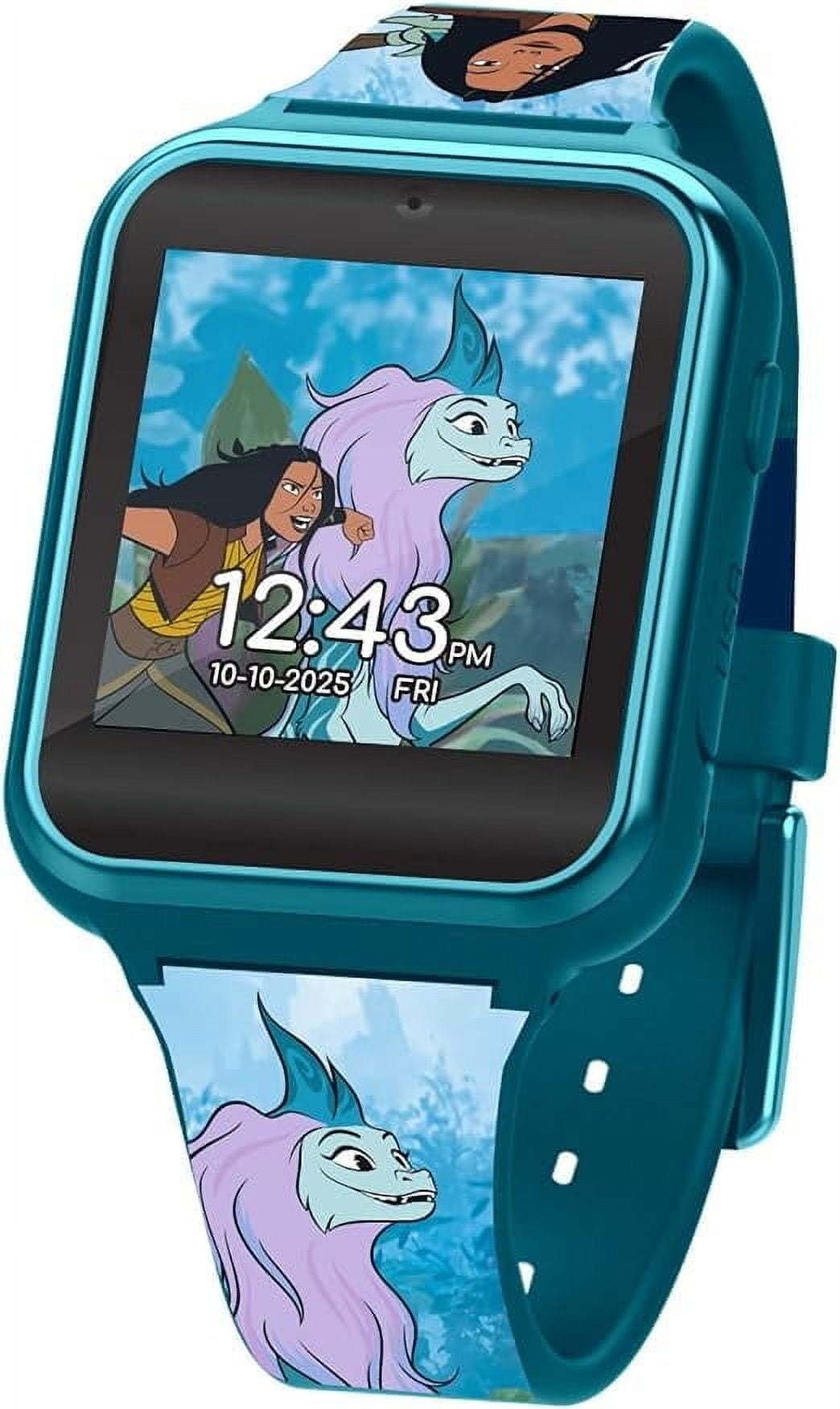 ACCUTIME Disney Raya The Last Dragon iTime Unisex Child Interactive Smartwatch 40mm with Multicolor Silicone Strap Model# RLD4017