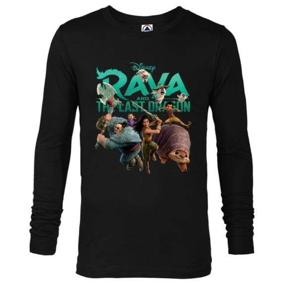 Disney Raya and the Last Dragon Characters Standard T-Shirt - Long Sleeve T-Shirt for Men - Customized-Black