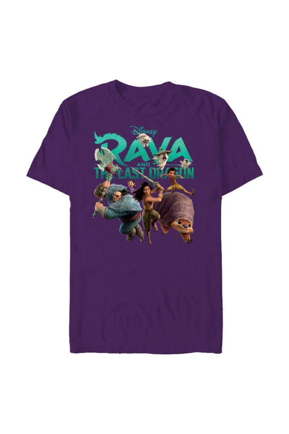 Raya and the Last Dragon Characters Standard T-Shirt- Short Sleeve Blended T-Shirt for Adults - Customized-Berry Snow Heather