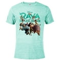 thumbnail image 1 of Disney Raya and the Last Dragon Characters Standard T-Shirt- Short Sleeve Blended T-Shirt for Adults - Customized-Celadon Snow Heather, 1 of 5
