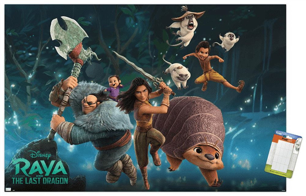 Disney Raya and the Last Dragon - Group Wall Poster, 14.725" x 22.375"