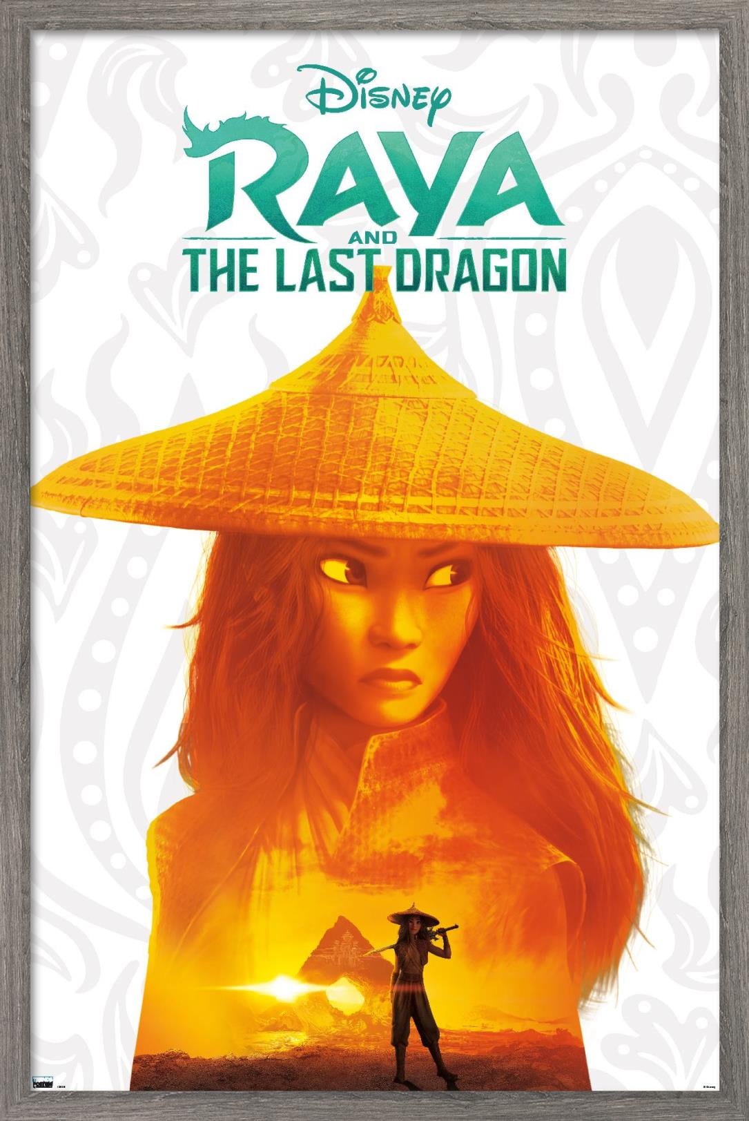 Disney Raya and the Last Dragon - Inner Warrior Wall Poster, 14.725" x 22.375", Framed
