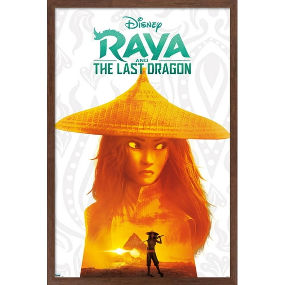 Disney Raya and the Last Dragon - Inner Warrior Wall Poster, 14.725" x 22.375", Framed