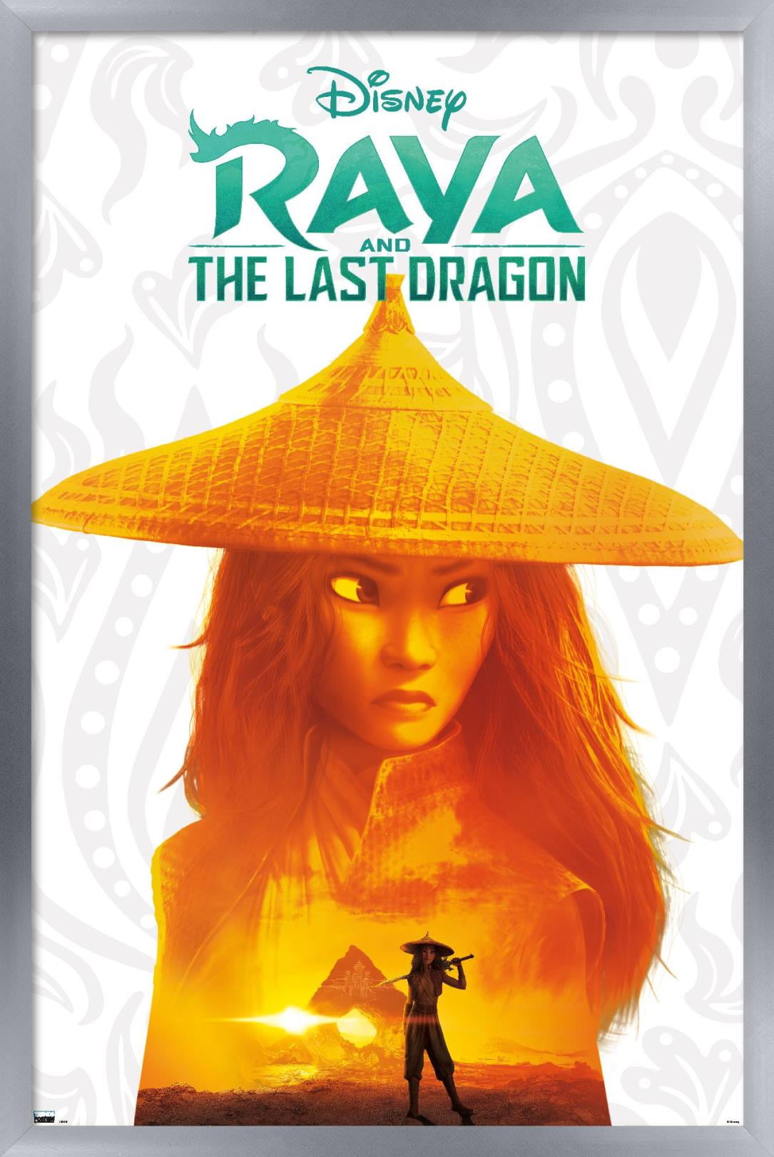 Disney Raya and the Last Dragon - Inner Warrior Wall Poster, 22.375" x 34", Framed