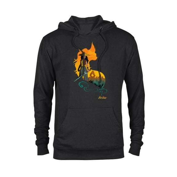 Disney Raya and the Last Dragon Kumandra Heart Standard T-Shirt - Pullover Hoodie for Adults - Customized-Black