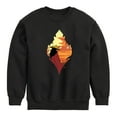 thumbnail image 1 of Disney - Raya and the Last Dragon - Raya Silhouette - Youth Crewneck Fleece Sweatshirt, 1 of 5