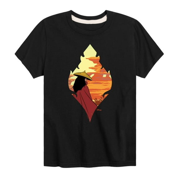 Disney - Raya and the Last Dragon - Raya Silhouette - Youth Short Sleeve Graphic T-Shirt
