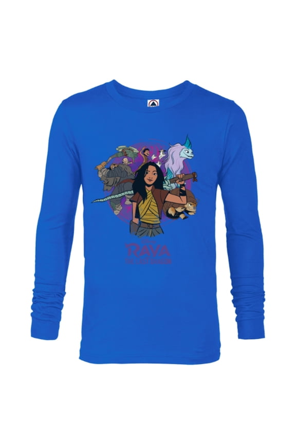 Raya and the Last Dragon Raya and Crew - Long Sleeve T-Shirt for Men - Customized-Royal