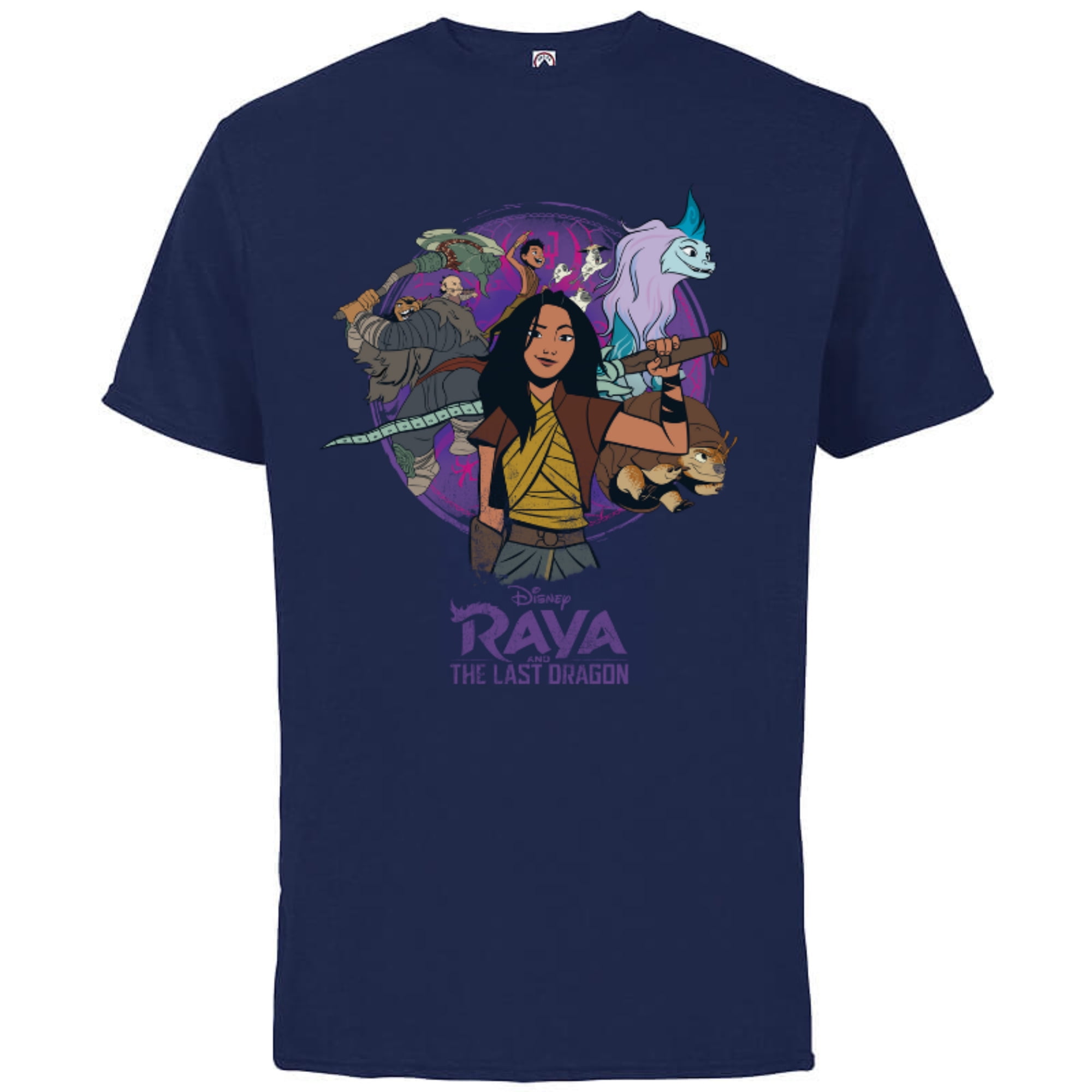 Disney Raya and the Last Dragon Raya and Crew Short Sleeve Cotton T