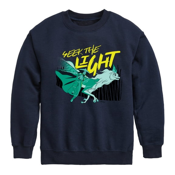 Disney - Raya and the Last Dragon - Seek The Light - Youth Crewneck Fleece Sweatshirt