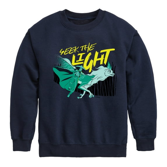 Disney - Raya and the Last Dragon - Seek The Light - Youth Crewneck Fleece Sweatshirt