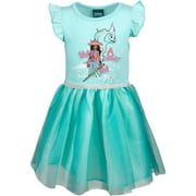 Disney Moana Little Girls Tulle Dress Toddler to Big Kid