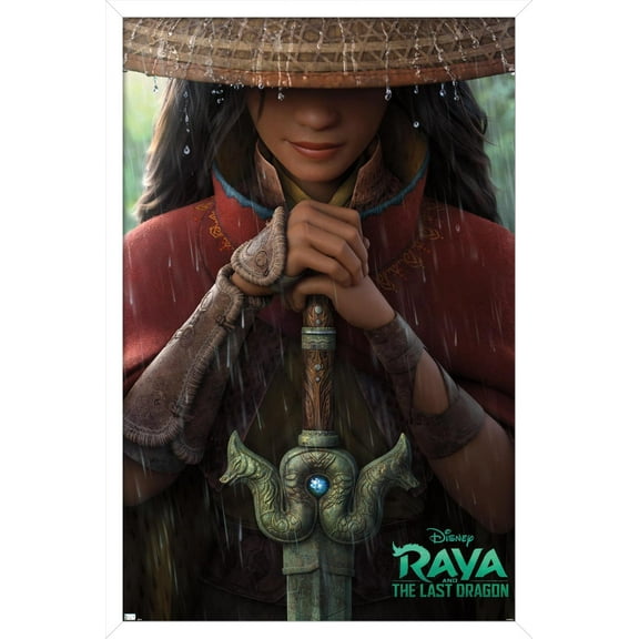 Disney Raya and the Last Dragon - Teaser Wall Poster, 22.375" x 34", Framed