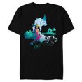 thumbnail image 1 of Disney Raya and the Last Dragon Watercolor Standard T-Shirt- Short Sleeve Blended T-Shirt for Adults - Customized-Black Snow Heather, 1 of 5