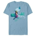 thumbnail image 1 of Disney Raya and the Last Dragon Watercolor Standard T-Shirt- Short Sleeve Blended T-Shirt for Adults - Customized-Celadon Snow Heather, 1 of 5