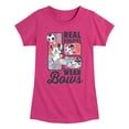 thumbnail image 1 of Disney - Real Athletes Wear Bows - Toddler & Youth Girls Short Sleeve Graphic T-Shirt, 1 of 5