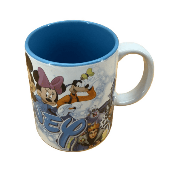 Disney 11 oz All Cast Group White Ceramic Mug