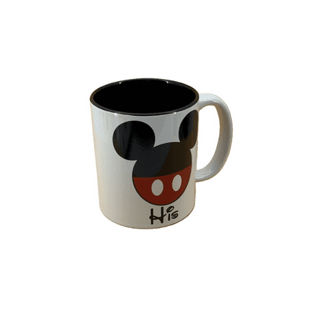 Disney 11 oz His Mickey Mouse White Ceramic Mug