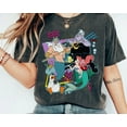 Disney Retro 90s Style The Little Mermaid Characters Group Shot Shirt