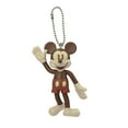 thumbnail image 1 of Disney Retro Mickey Mouse Bendable Key Chain Brown Key Accessory, Multi-Colored, 3", 1 of 2